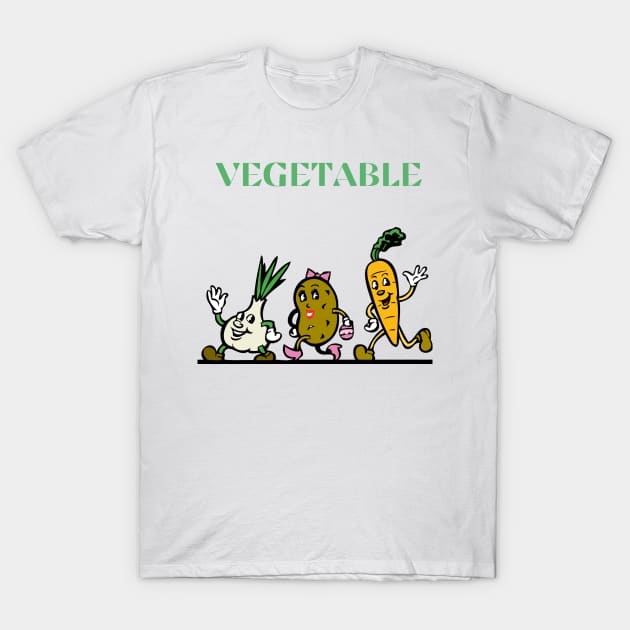 Natural food logo T-Shirt by Lonk shop